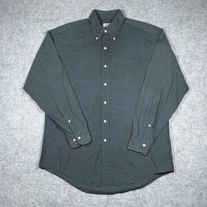 Brooks Brothers Sport‎ Shirt Button Down Shirt Men's Size Medium Green Plaid